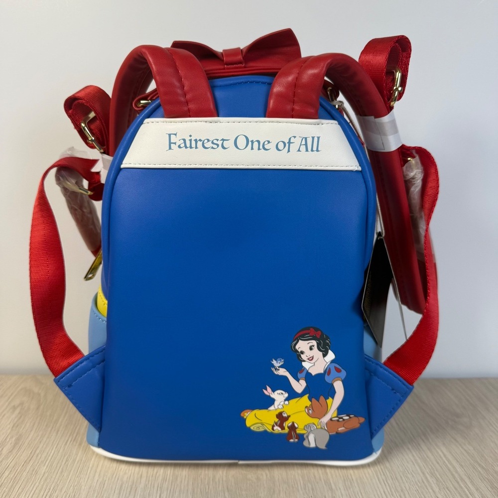 Disney Loungefly Snow White Cosplay Mini Backpack and Wallet Set NWT - Picture 12 of 12
